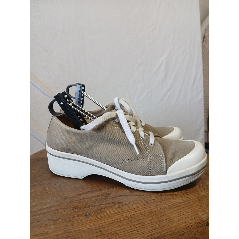Dansko canvas veda lace up wedge sneaker eu 39 us 9